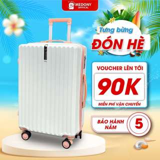 Vali Du Lịch Medony Th08 Size 20/24 Chất Liệu Nhựa PC Siêu Bền Bảo Hành 5 năm