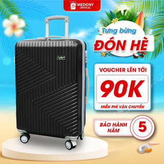 Vali du lịch medony t004, vali kéo cao cấp size 20/24 bảo hành 5 năm