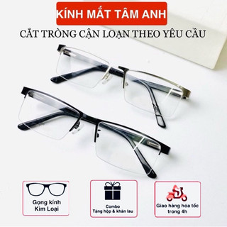 GỌNG CẬN NAM NỮ KIM LOẠI XẺ CƯỚC - NHẬN CẮT KÍNH CẬN VIỄN LOẠN