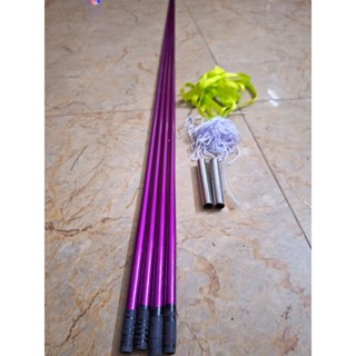 Combo 4 nan cacbon tím làm diều( tặng 2 bas đơn, dây chặn, dây buộc)