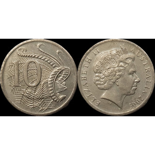 Đồng xu 10 cents úc 1999-2019