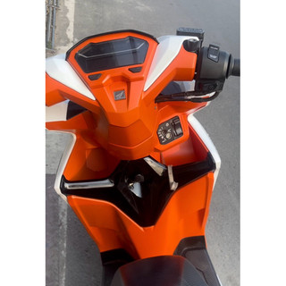 Màu cam 2k mờ sơn nhựa nhám vario