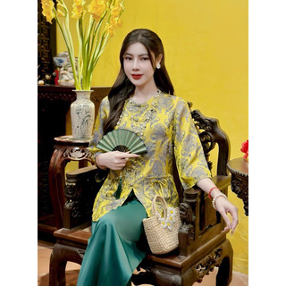 Đồ lam đi chùa, bộ pháp phục lễ chùa vải tơ tằm hình thọ