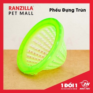 Phểu tròn đựng trùn chỉ, phểu đựng thức ăn cho cá - giữ trùn không bị rơi xuống đáy, giúp cá dễ ăn
