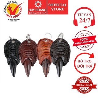Móc khóa Huy Hoàng chân đà điểu màu đen, nâu đỏ, vàng bò, nâu đất HP8425-26-27-28