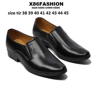 Giày tây nam da mềm đế cao su size 38 đến 45