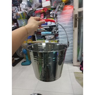 XÔ ĐÁ  INOX DÀY 20CM / 23 CM