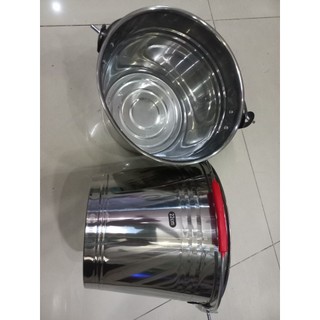 XÔ ĐÁ  INOX DÀY 20CM / 23 CM