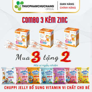 COMBO LIỆU TRÌNH: 3 Kẽm ZIN C BOBBY KID TW Hanopharco giúp cải thiện biếng ăn & tăng sức đề kháng