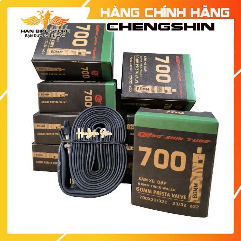 Săm Ruột Xe Đạp Đua 700x23C (23-622), Fixed Gear 700x23C FV60L và FV80L CHENG SHIN Cao Cấp