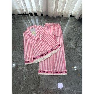 pijama cổ sam 2CE - lụa mịn tơ tằm cao cấp