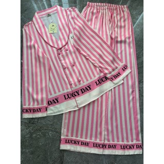 pijama cổ sam 2CE - lụa mịn tơ tằm cao cấp