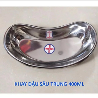 Khây hạt đậu sâu nhỏ 400ml inox 304