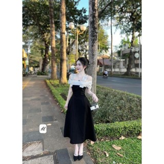 Váy hai dây phối zen xinh xắn.