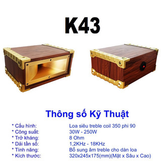 Loa siêu tép JBL K43 ( Giá 1 loa)