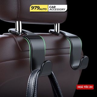 Móc treo đồ sau ghế ô tô 979Auto móc treo ô tô chất liệu ABS cứng cáp thiết kế nhỏ gọn tiện lợi