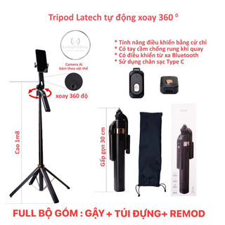 Tripod Latech xoay tự động 360 độ