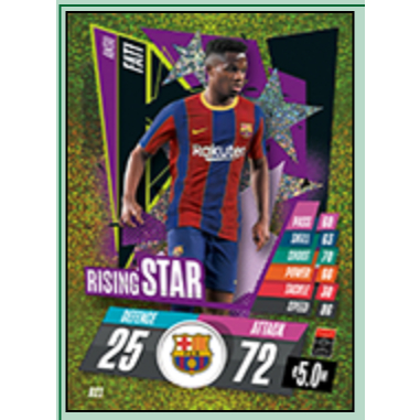 Thẻ bài Match attax 20/21 (2020/21) - Rising Star