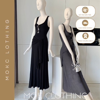 Váy cổ U phối buộc vạt lạ mắt style quyến rũ mà vẫn sang chảnh dạo phố cafe