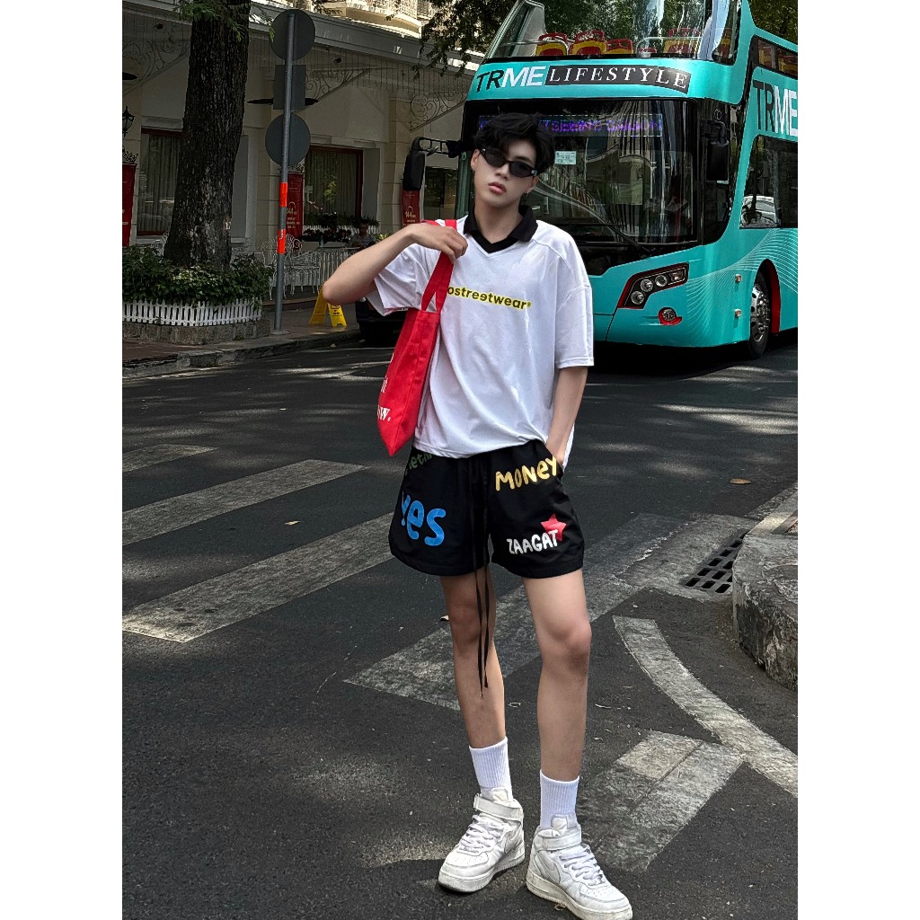 Quần Đùi Short Unisex Zaagat Studio Form Ngắn Trên Gối Chất Liệu Vải Gió 2 Lớp Dễ Phối | BigBuy360 - bigbuy360.vn