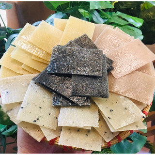 Bánh Phồng Mix 4vị ( môn, mè,mít,chuối) Loại Đặc Biệt 100gr túi zip