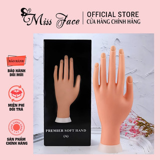 Bàn tay giả học nail silicon