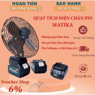 Quạt tích điện chân pin chính hãng dung lượng pin lớn sử dụng liên tục 10h, Quạt tích điện để bàn