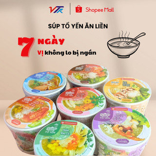 Súp Tổ Yến Ăn Liền, Giàu Chất Dinh Dưỡng, Chế Biến Nhanh Chóng, 7 Vị Cho 7 Ngày