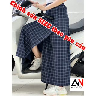 Váy chống nắng loại xẻ tà có túi tiện lợi xòe to dài cố định bằng miếng dán kết hợp nút bấm
