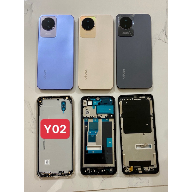 Bộ vỏ vivo Y02 zin