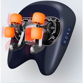 Máy massage cổ vai gáy trị liệu cơ bắt chước bàn tay xoa bóp mát xa Kết Hợp Hồng Ngoại, gối massage cổ vai gáy