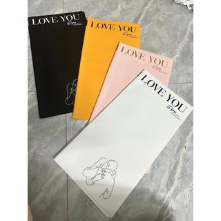 Giấy gói hoa in chữ I LOVE YOU