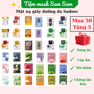 Combo 100 miếng mặt nạ dưỡng da mix nhiều loại khác nhau
