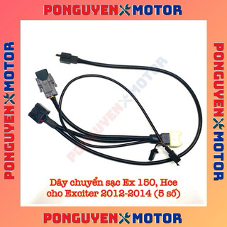 Bộ dây chuyển sạc ex 150, hce cho exciter 135 2012-2014 5 số