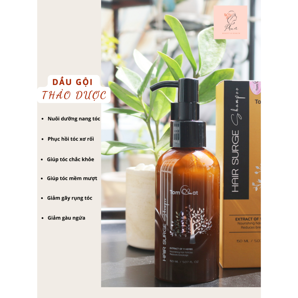Dầu gội giảm rụng tóc TomCat - Hair Surge Shampoo