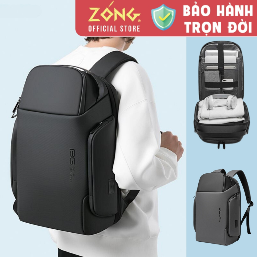 ZÓNG® Balo laptop du lịch công suất lớn 15.6 inch – BANGE 7277
