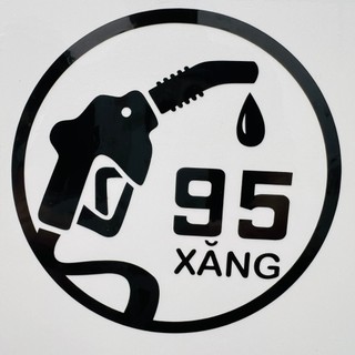 Tem  dán nắp bình xăng, dầu  Diesel