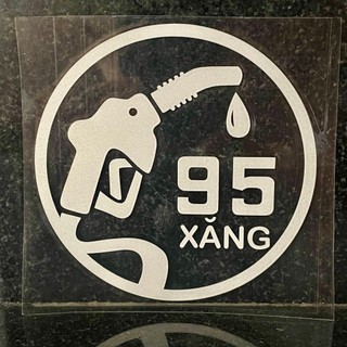 Tem  dán nắp bình xăng, dầu  Diesel