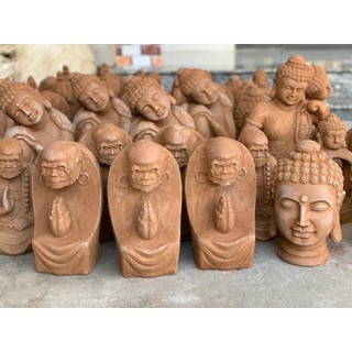 Tượng Bồ đề đạt ma gốm chăm ninh thuận gốm bàu trúc thủ công