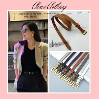 Thắt váy đai váy chữ H sang chảnh mẫu chữ H nhiều màu Shop Chavi Clothing