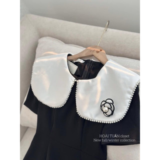 Đầm tiểu thư kèm tag hoa