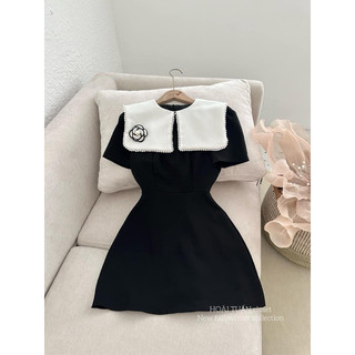 Đầm tiểu thư kèm tag hoa