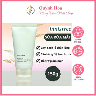 Sữa rửa mặt trà xanh innisfree green tea cleansing foam
