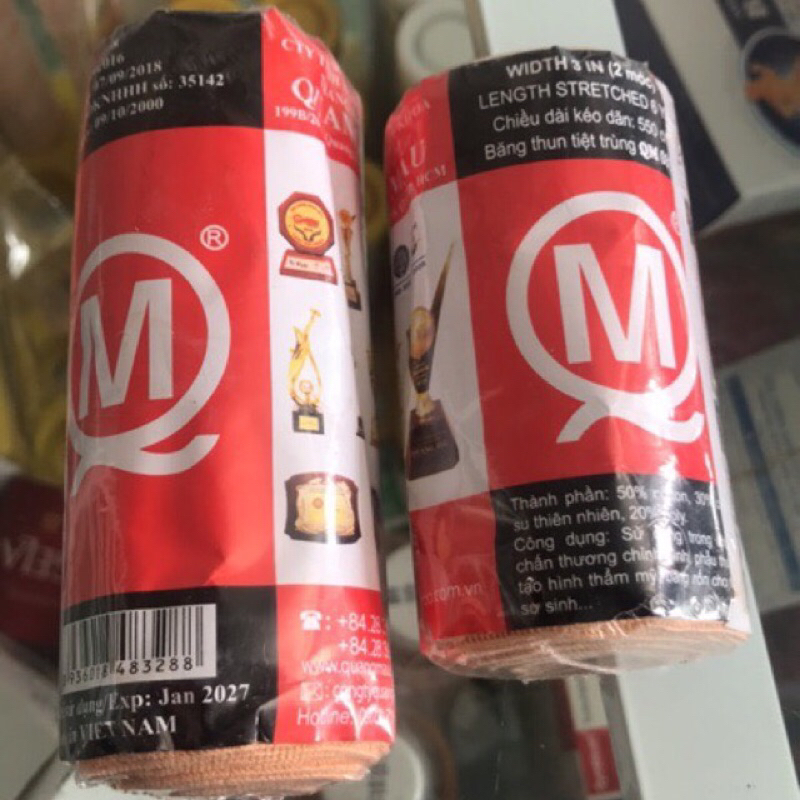 BĂNG THUN 2 MÓC 3 MÓC