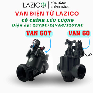 Van điện từ phi 60, van điện từ 24vdc 220v, van điện từ 60mm lưu lượng lớn, lazico vt60 vt60t