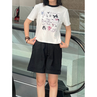 Áo baby tee mèo