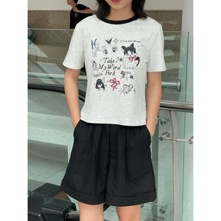 Áo baby tee mèo