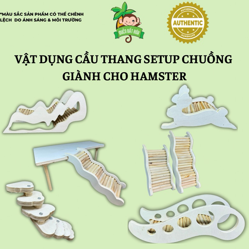 Vật dụng Hamster - Bộ cầu thang setup chuồng giành cho chuồng Hamster