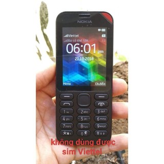 điện thoại 215 nokia rm 1110, dùng được cho sim mạng Vinaphone, mobifone , không dùng được sim Viettel