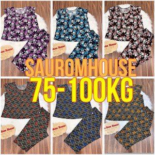 BIGSIZE 7, 8 : 75 - 100kg PHẦN 3 Đồ Bộ trung niên mặc nhà quần lửng thun lạnh size đại